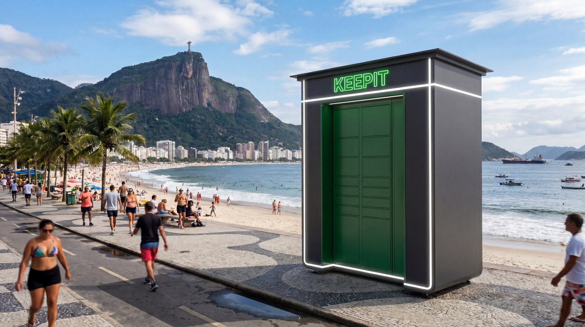 Hub KEEPIT em shopping